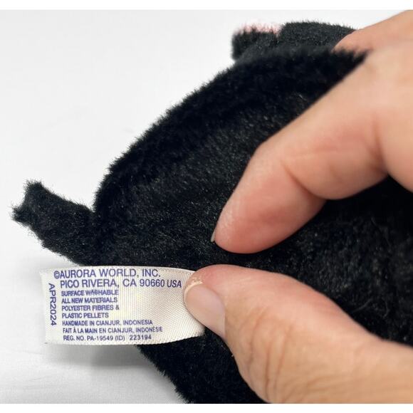 Twilight Black Cat Palm Pal Size 6 x 5 x 3 inches Pre-Owned in good condition - Picture 7 of 7